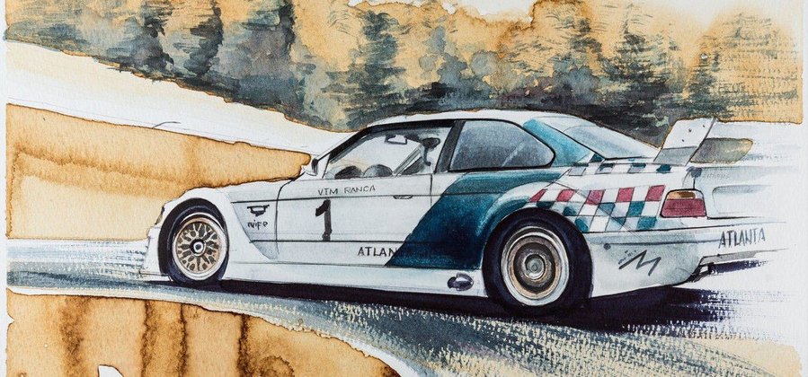 Check Out These BMW Paintings Made With Coffee