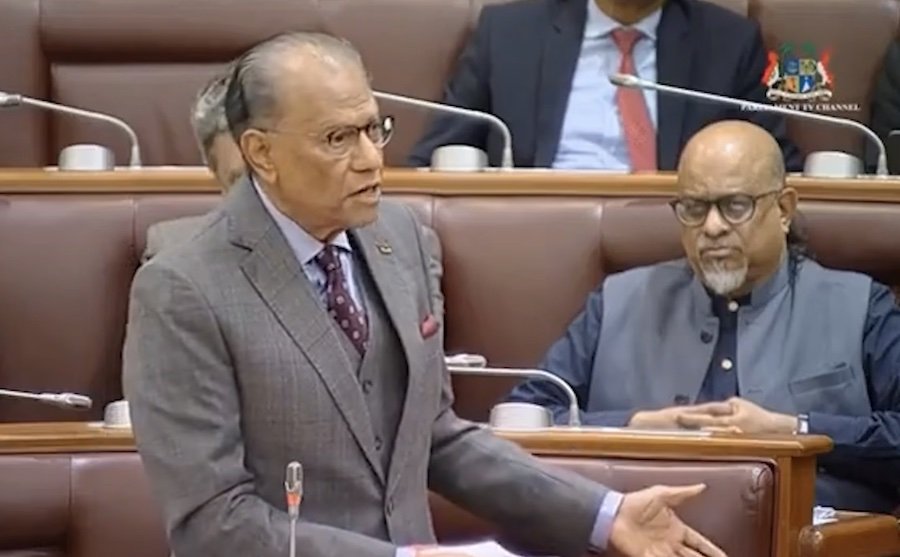 Navin Ramgoolam at Parliament