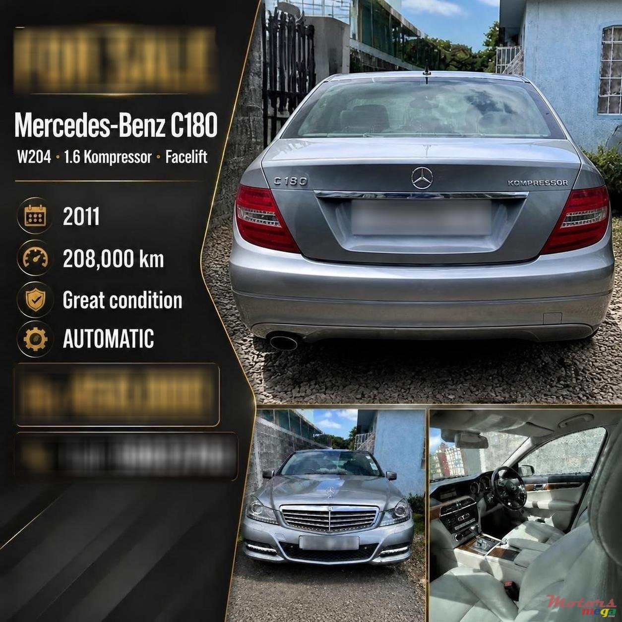 2011' Mercedes-Benz C 180 Kompressor photo #1