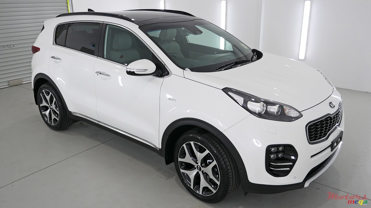 2017' Kia Sportage 1.6T 177HP WHITE photo #3