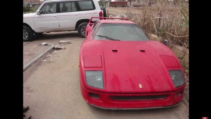 Join The Hunt For Saddam Hussein's Son's Abandoned Ferrari F40