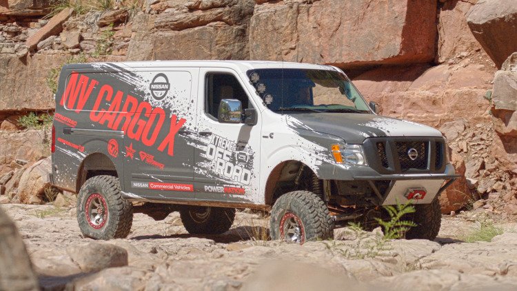 Nissan built a Cummins-powered off-road cargo van