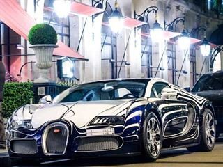 One-Off Bugatti Veyron L'Or Blanc Seen Cruising the Streets of Monte Carlo