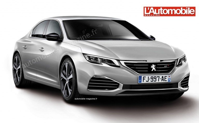 2017 Peugeot 508 Rendering