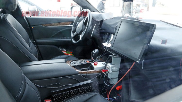 Check Out the Maserati Levante's Not-Finished Interior