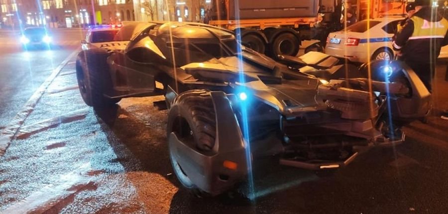 Insane Batmobile replica seized by police in Moscow