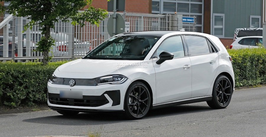 2026 Volkswagen ID.2 Electric Hatchback Makes Spy Photo Debut With Polo-Imitating Camo