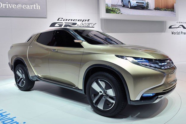 Mitsubishi Concept GR-HEV Brings Diesel Hybrid Efficiency to the Pickup Game