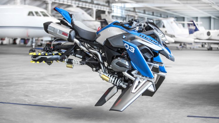 BMW built a full-size flying motorcycle that's based on a Lego kit