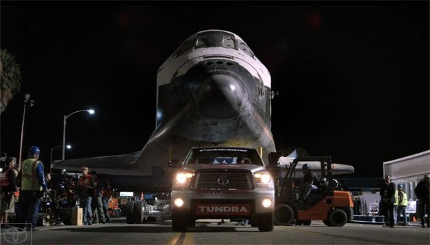 Toyota Mini Doc Chronicles Tundra Towing Space Shuttle Endeavor