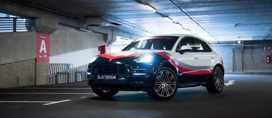 Porsche Macan Turbo Gets Special Race Livery In Singapore