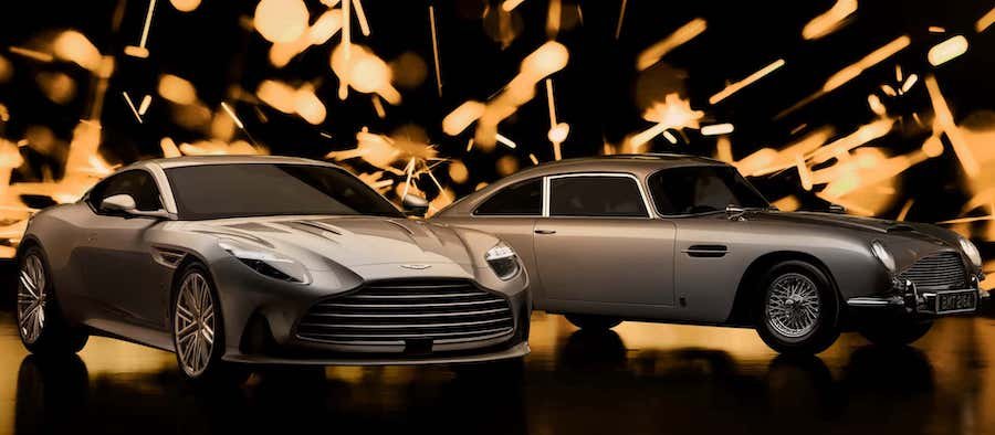 The Aston Martin DB12 Goldfinger Has Real Gold