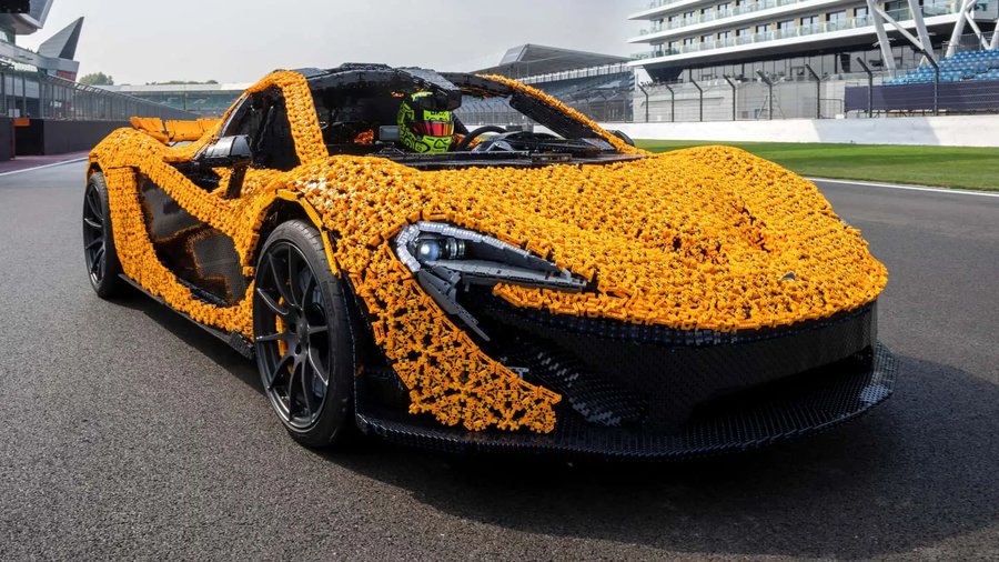 Lego McLaren P1 is drivable lifesize replica of iconic V8 hypercar