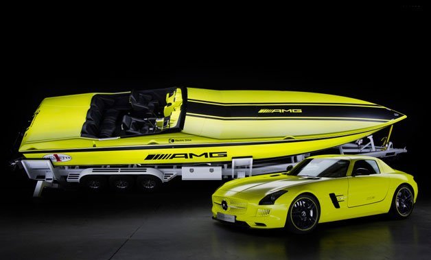 Mercedes AMG and Cigarette Racing Debut 2,220-HP Electric Motor Boat