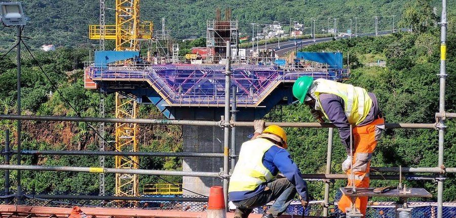 Commencé en 2018 et prévu pour novembre 2020, puis 2021: Le pont majestueux sera livré en juin 2023