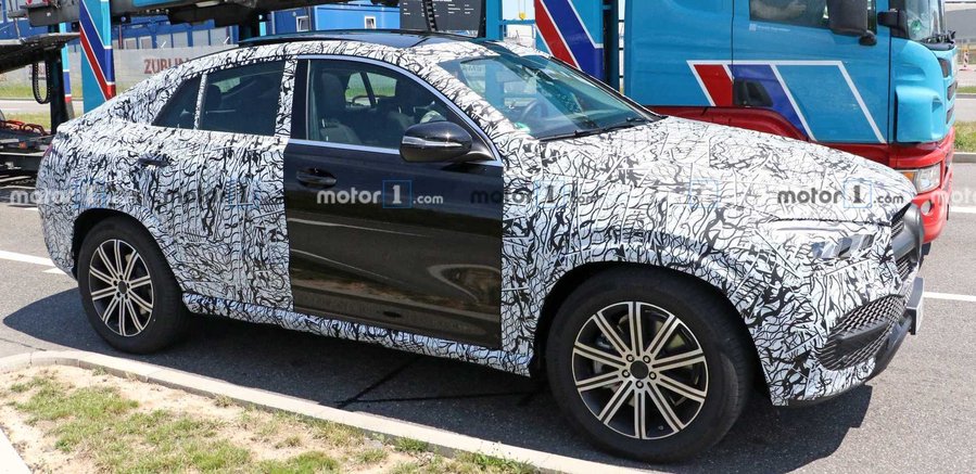 New Mercedes GLE Coupe Spotted With Its Unusual Shape At The ‘Ring