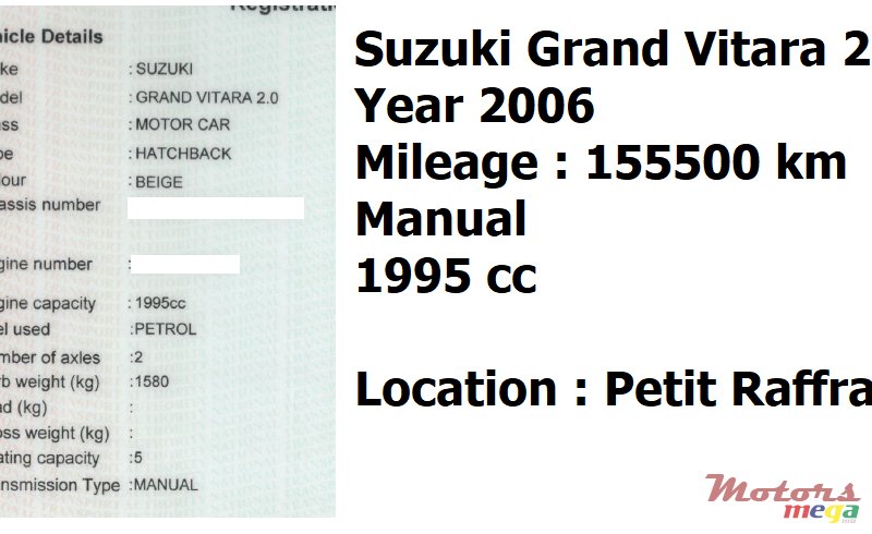 2006' Suzuki Vitara photo #3