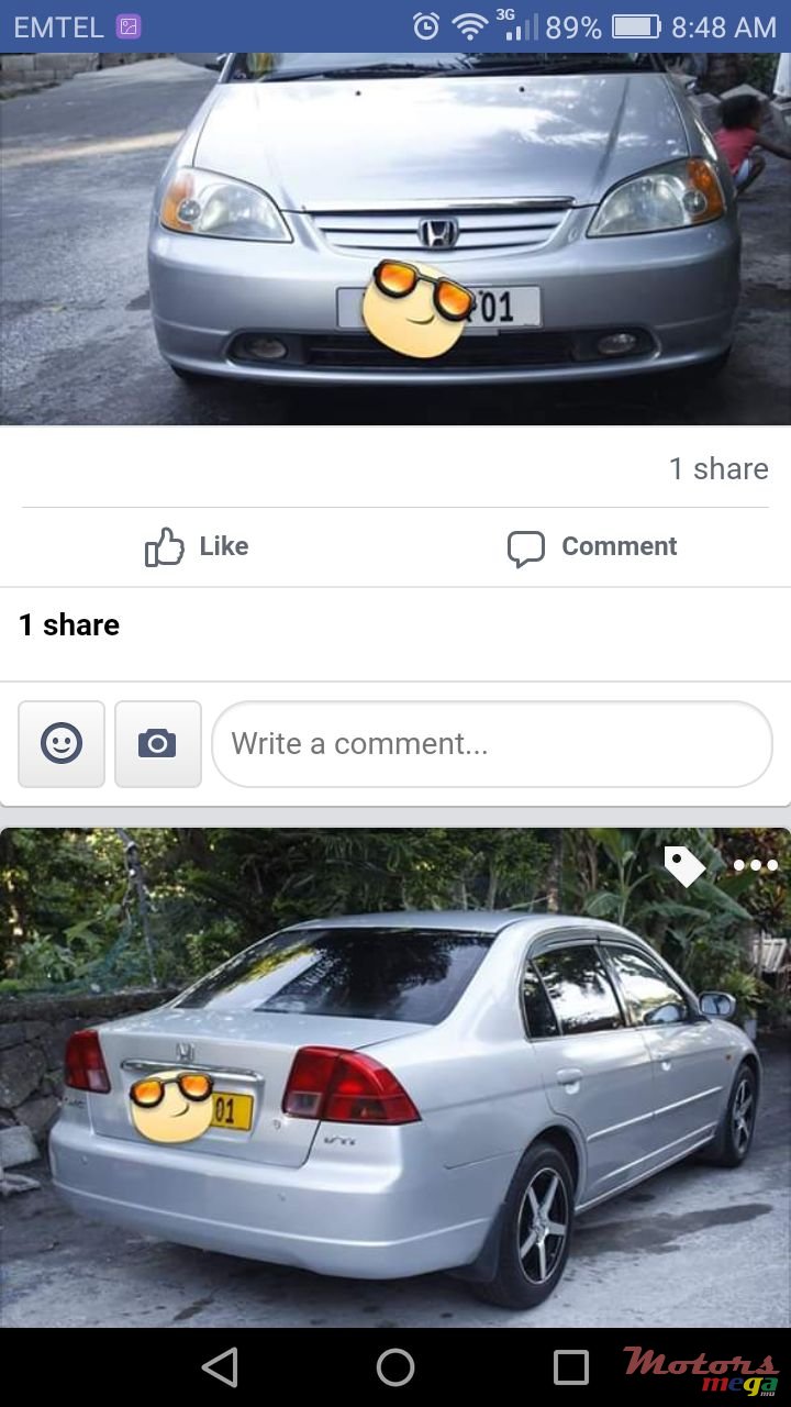 2001' Honda Civic photo #2