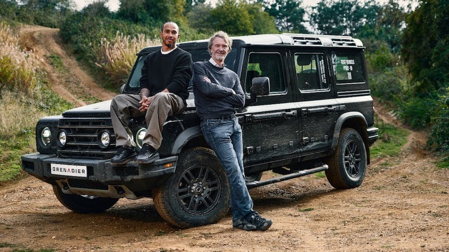 Watch Lewis Hamilton Go Off-Road With The Ineos Grenadier