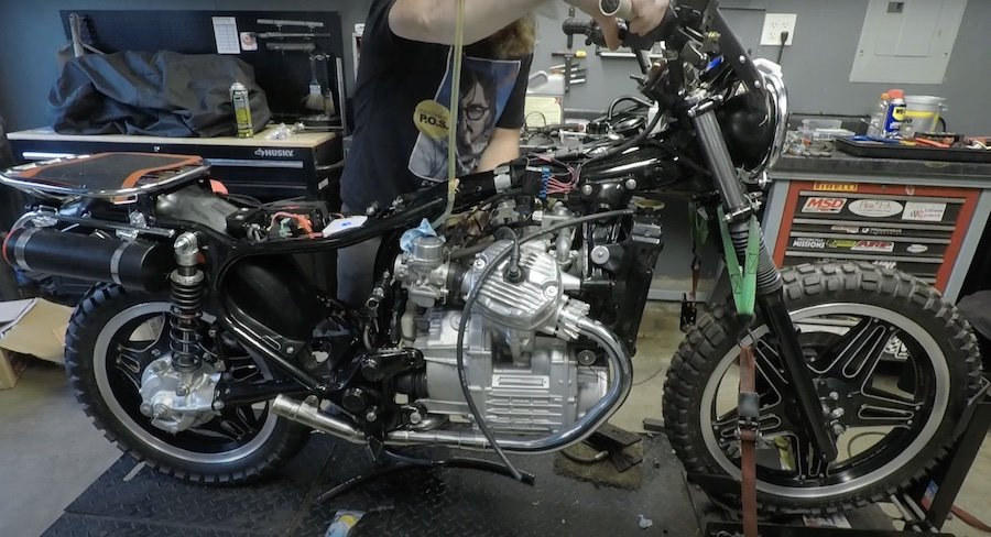 Watch This Honda CX500 Custom Go From Box Of Parts To Finished Build