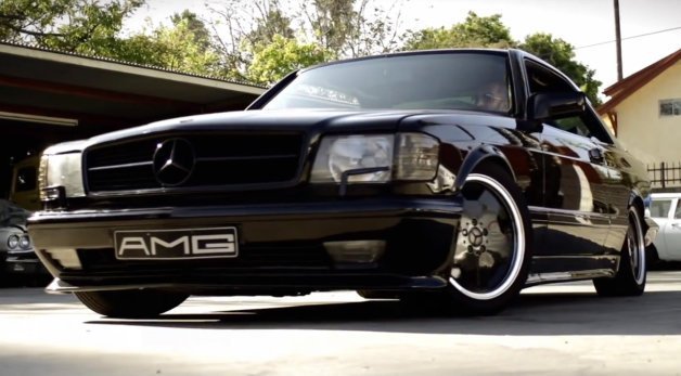 1988 Mercedes-Benz 560 SEC AMG Is Period Gangsta