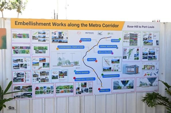 Métro express : Rs 60 M pour embellir l’alignement de Rose-Hill à Port-Louis