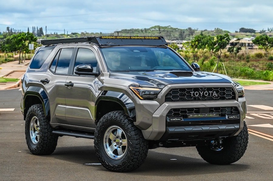 Lifted 2025 Toyota 4Runner TRD Pro Feels Classic & Modern With Carbon Hood & Chrome Wheels