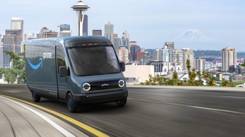 Amazon is ordering 100,000 Rivian electric delivery vans