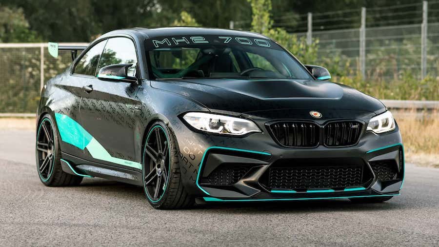 Old BMW M2 Becomes a Supercar Bully in Manhart's Hands