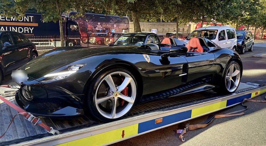 Police Seize $11 Million in Supercars in London Crackdown, Including a $5M Ferrari