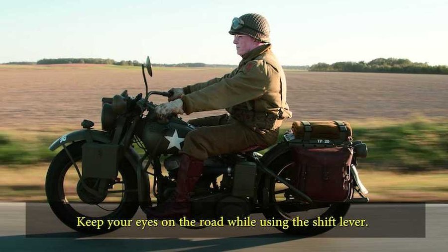 Learn How To Ride A 1942 Harley-Davidson