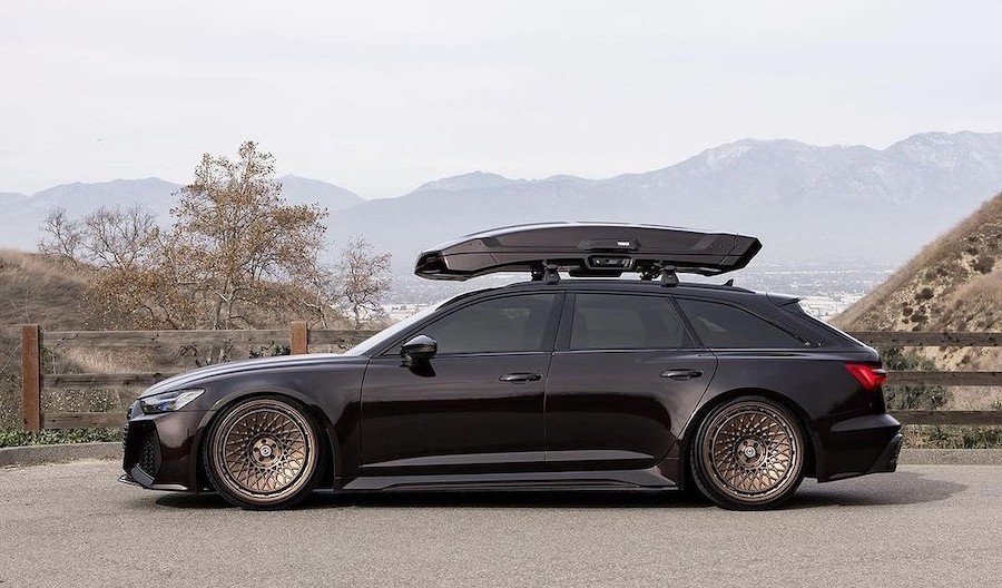 Audi RS 6 Avant on Custom Wheels Is One of the Sexiest Station Wagons We've Ever Seen