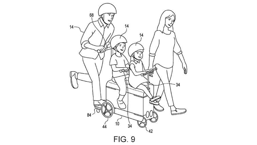 Honda Patents Four-Wheel, Three-Person MotoCompacto for Parents