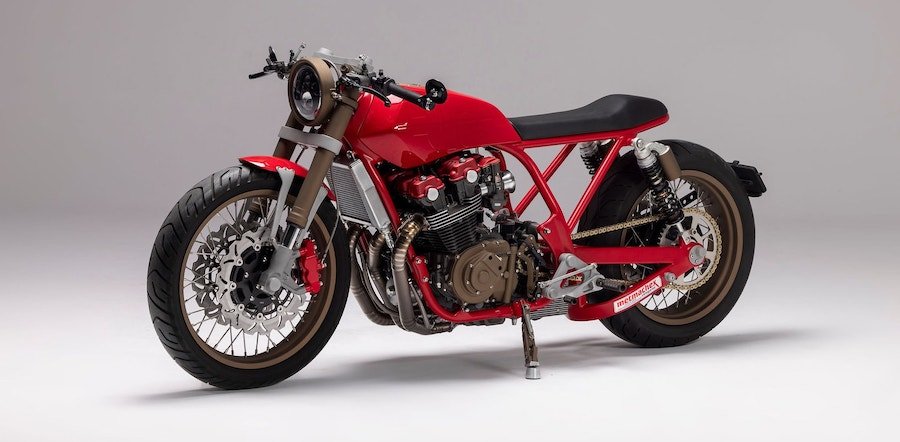 Ferrari-Inspired Honda CB1100F Is Neo-Retro Delight Done the Custom Way