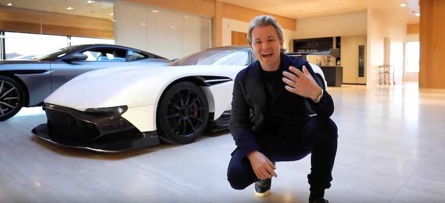Watch Nico Rosberg Customize An Aston Martin Valkyrie