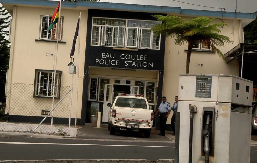 Eau coulée police station, Mauritius