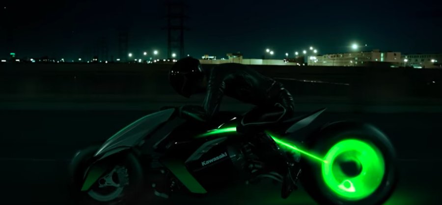 Kawasaki Concept J: Futuristic 3-wheel transforming motorcycle is back