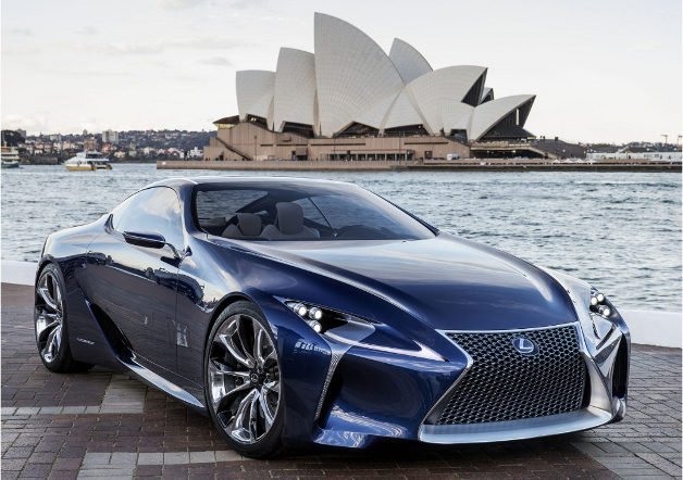Lexus Shows LF-LC Blue At Australian Auto Show