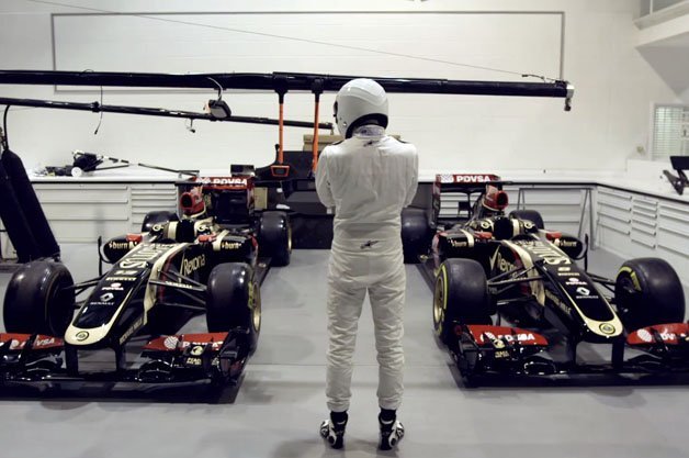 The Stig Breaks into Lotus F1 HQ
