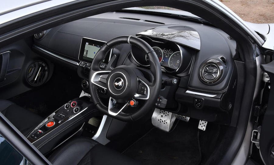 Alpine A110 dashboard