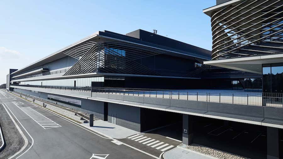 The Interior of Toyota's New R&D Center Looks Like the Nurburgring Pit Lane
