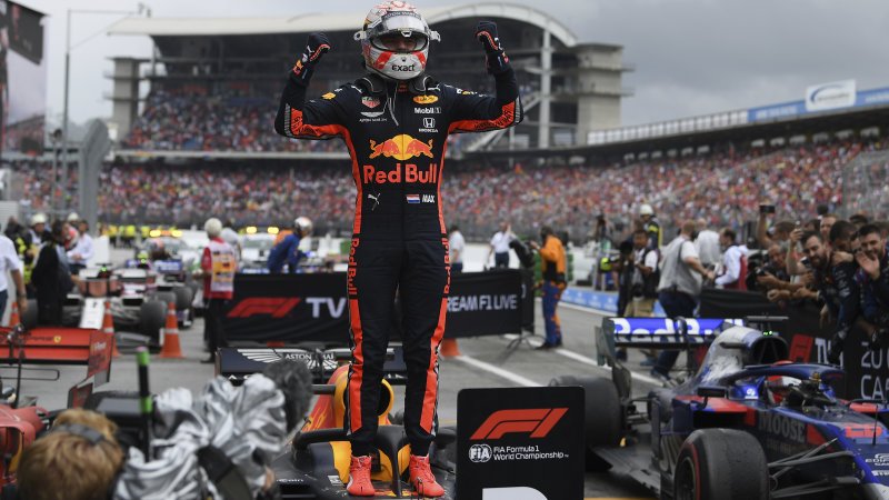Max Verstappen wins rain-soaked German Grand Prix