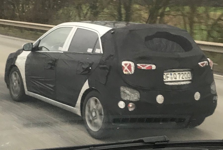 2018 Hyundai i20 (facelift) spied testing in Germany