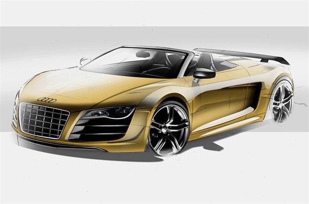 Audi teases hard-core R8 GT Spyder