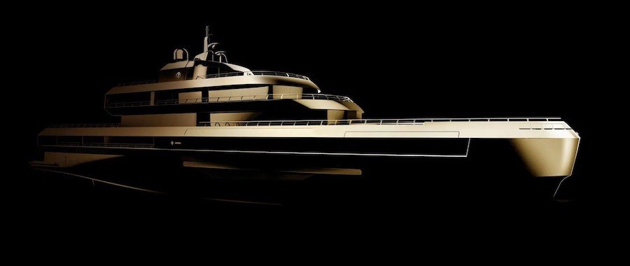 This Armani-Designed $114M Superyacht Is on Its Second Owner and It's Not Even Built Yet