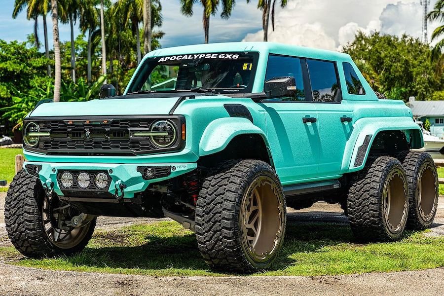 Meet Apocalypse Knightmare, Allegedly the World's First Ford Bronco Raptor 6x6
