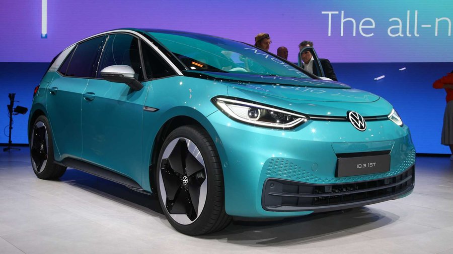 VW ID.3 Debuts As People's Electric Car With Up To 550 km Range