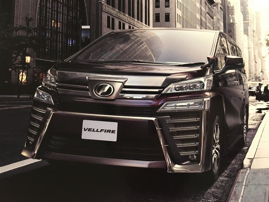 2018 Toyota Vellfire (facelift) leaked via brochure images