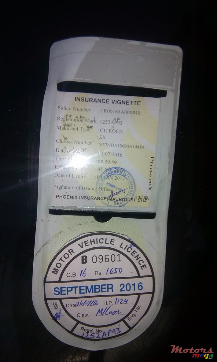 1993' Citroen ZX photo #5