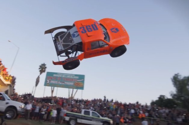 Is This the First-Ever 360-Degree Barrel Roll in a Truck?
